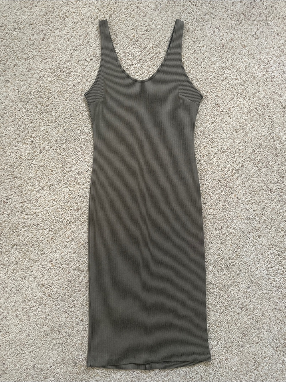 Ribbed Bodycon Tank Dress